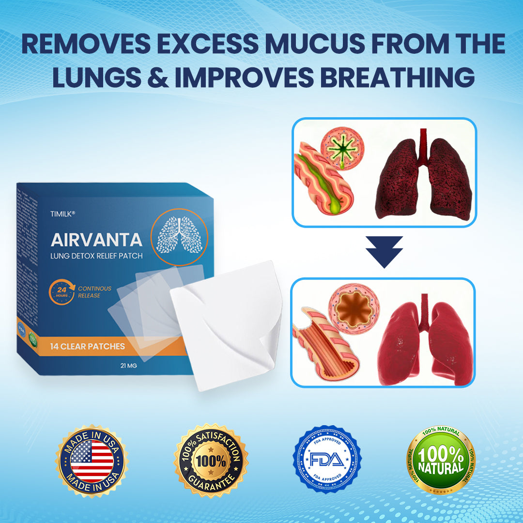 Timilk® AirVanta Lung Detox Relief Patch