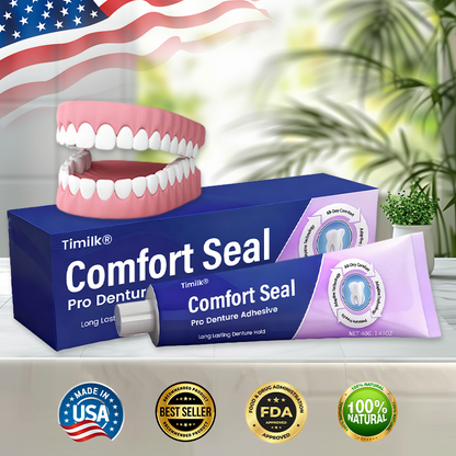 Timilk® Comfort Seal Pro Denture Adhesive 🦷 New Formula