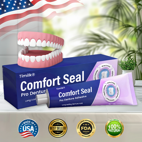 Timilk® Comfort Seal Pro Denture Adhesive 🦷 New Formula