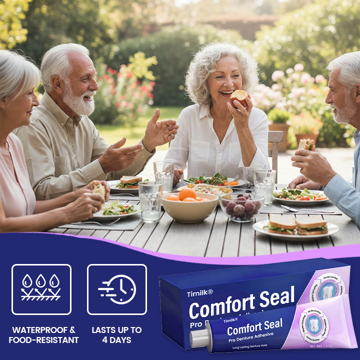 Timilk® Comfort Seal Pro Denture Adhesive 🦷 New Formula